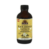Okay Black Jamaican Castor Oil Dark Jasmine 4 Oz (Pack of 12)