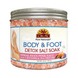 OKAY Pure Naturals Himalayan Pink Salt Body & Foot Soak 20 Oz (Pack of 6)