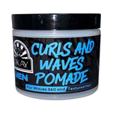 OKAY Men's Curl & Wave Pomade 4 Oz (Pack of 12)