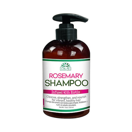 OKAY Rosemary Hair Shampoo 12 Oz (Pack of 12)
