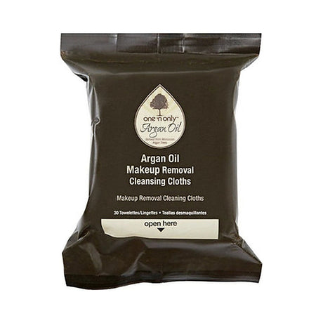 One N Only Argan Oil Skin Make-Up Removal Cloths 30 Ct (Pack of 12)
