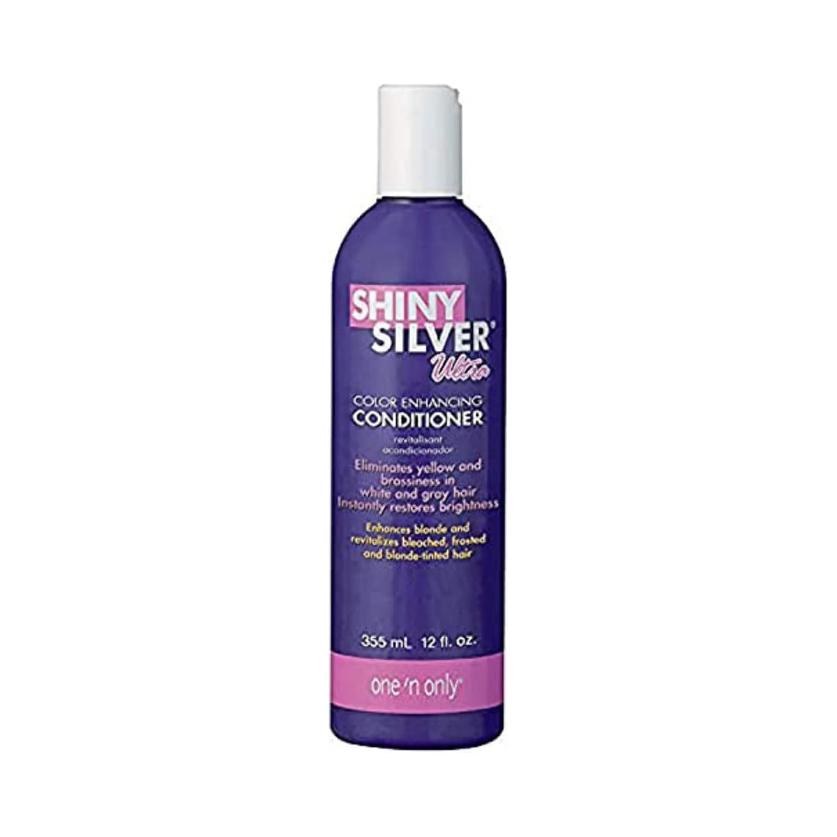 One n Only Shiny Silver Ultra Color Enhancing Conditioner 12 Oz (Pack of 12)