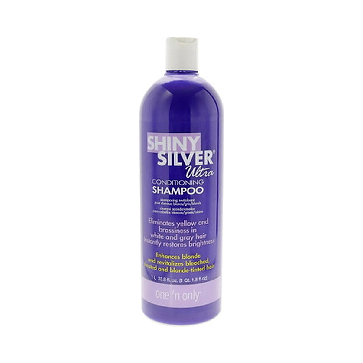 One n Only Shiny Silver Ultra Color Enhancing Conditioner 33.8 Oz (Pack of 12)