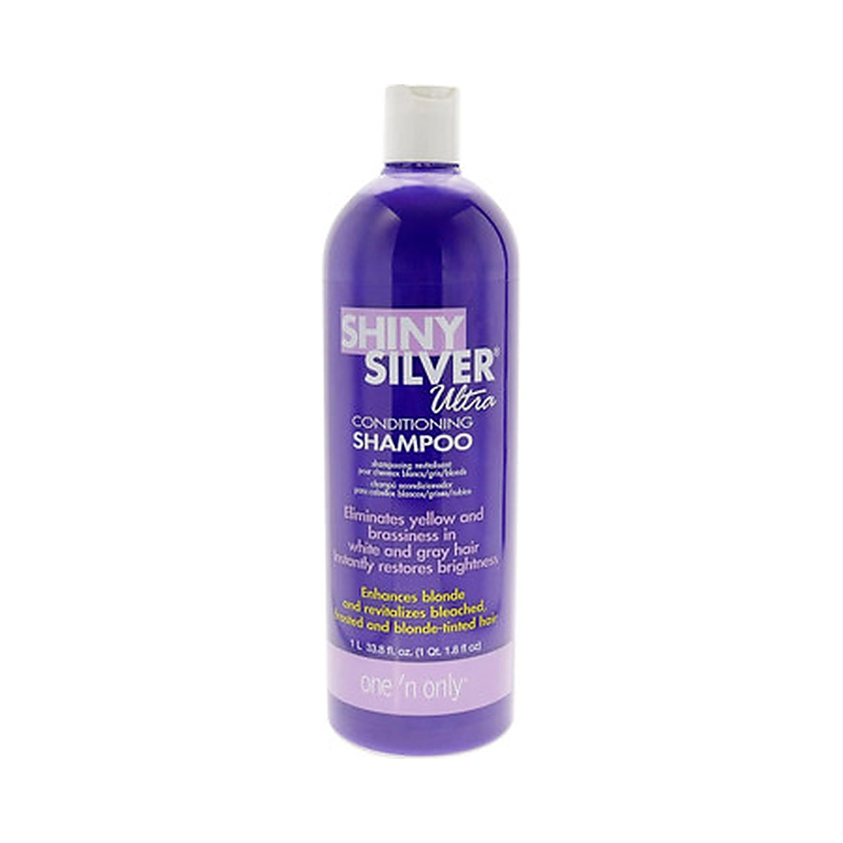 One n Only Shiny Silver Ultra Conditioning Shampoo 33.8 Oz (Pack of 12)