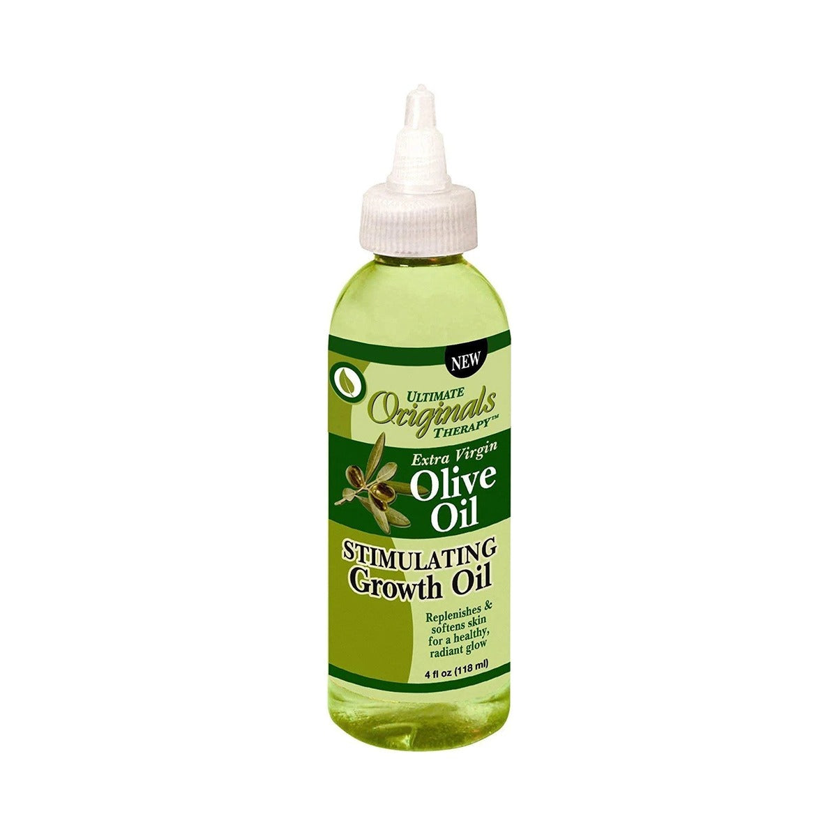 Ultimate Organic Therapy Extra Virgin Olive Oil Stimulating Growth Oil 4 Oz (Pac