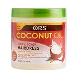 ORS Coconut Oil Hair and Scalp Hairdress 5.5 Oz (Pack of 12)
