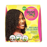 Olive Oil Soft Curls No-Lye Creme Texture Softening System (Pack of 6)