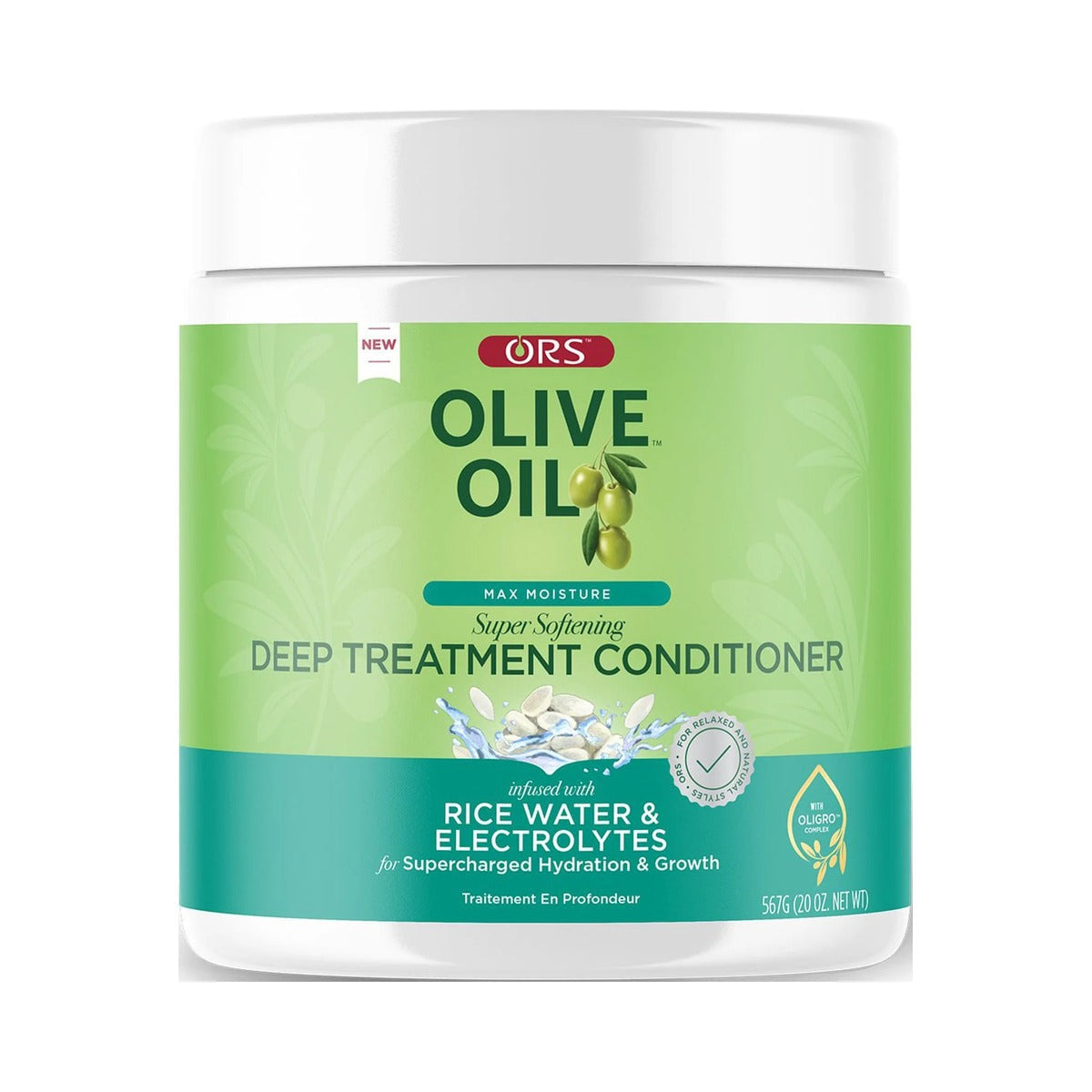 ORS Olive Oil Max Moisture Deep Treatment Conditioner 20 Oz (Pack of 6)