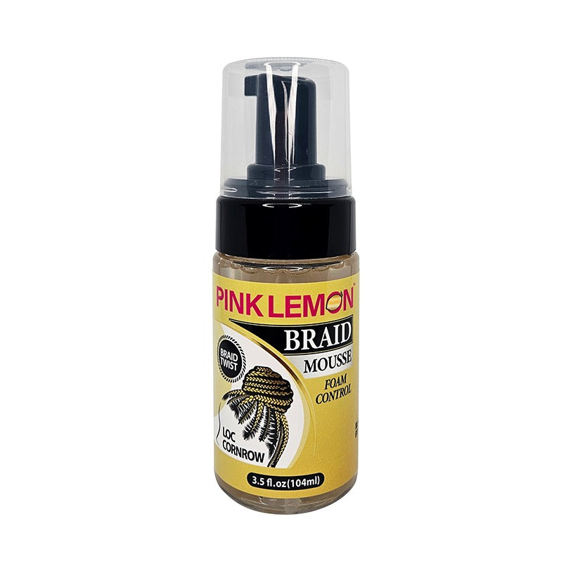 Pink Lemon Braid Mousse 3.5 Oz (Pack of 12)