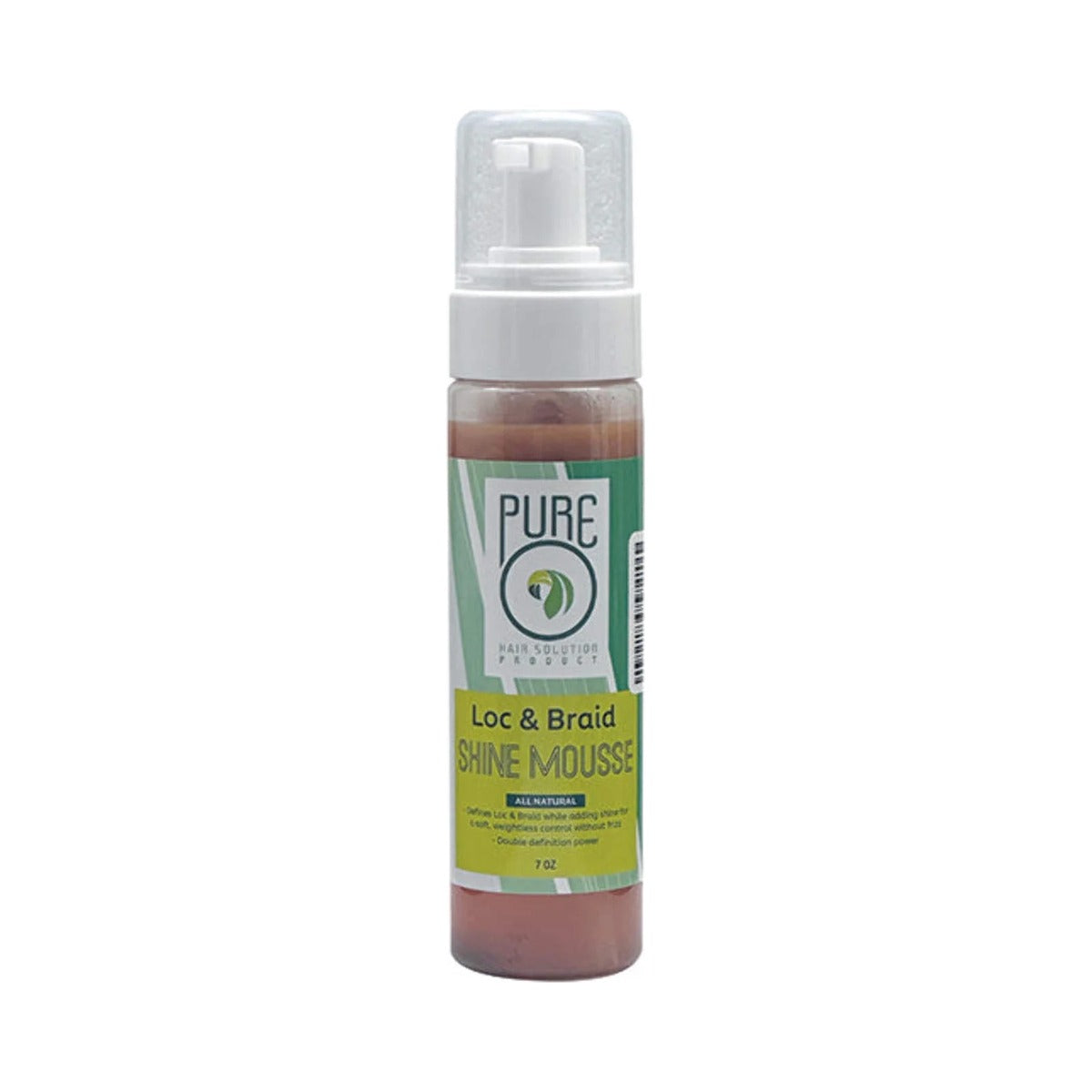 PureO Natural Loc & Braid Shine Mousse 7 Oz (Pack of 12)