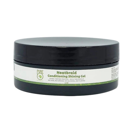 PureO Natural Neatbraid Conditioning Shining Hair Gel 4 Oz (Pack of 36)