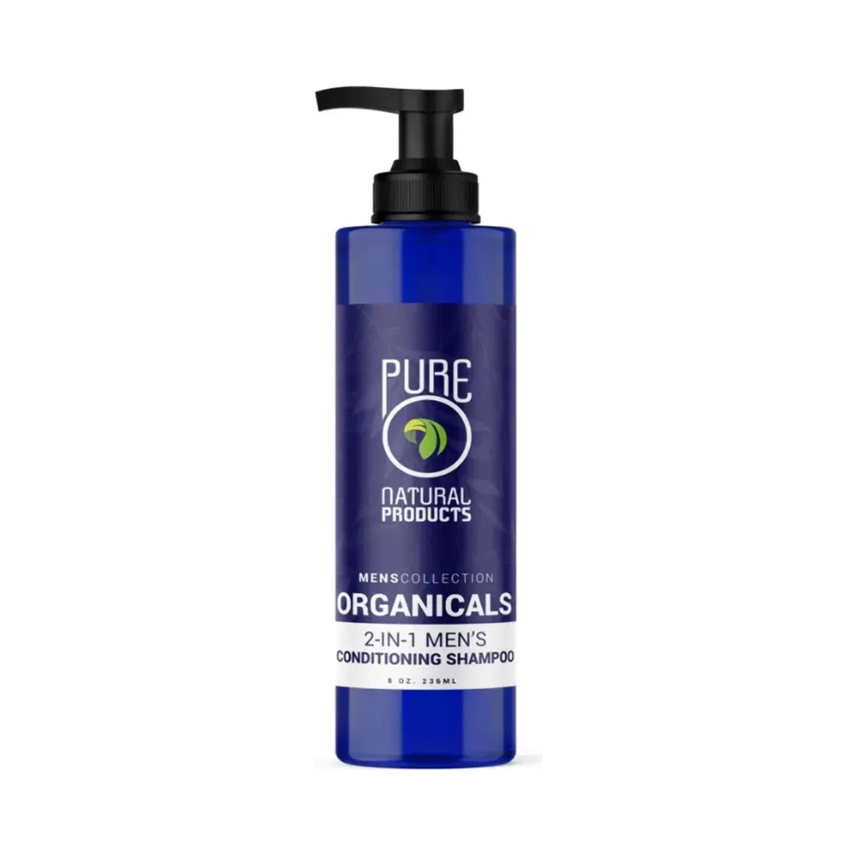 PureO Organicals 2-in-1 Men's Conditioning Shampoo 8 Oz (Pack of 12)