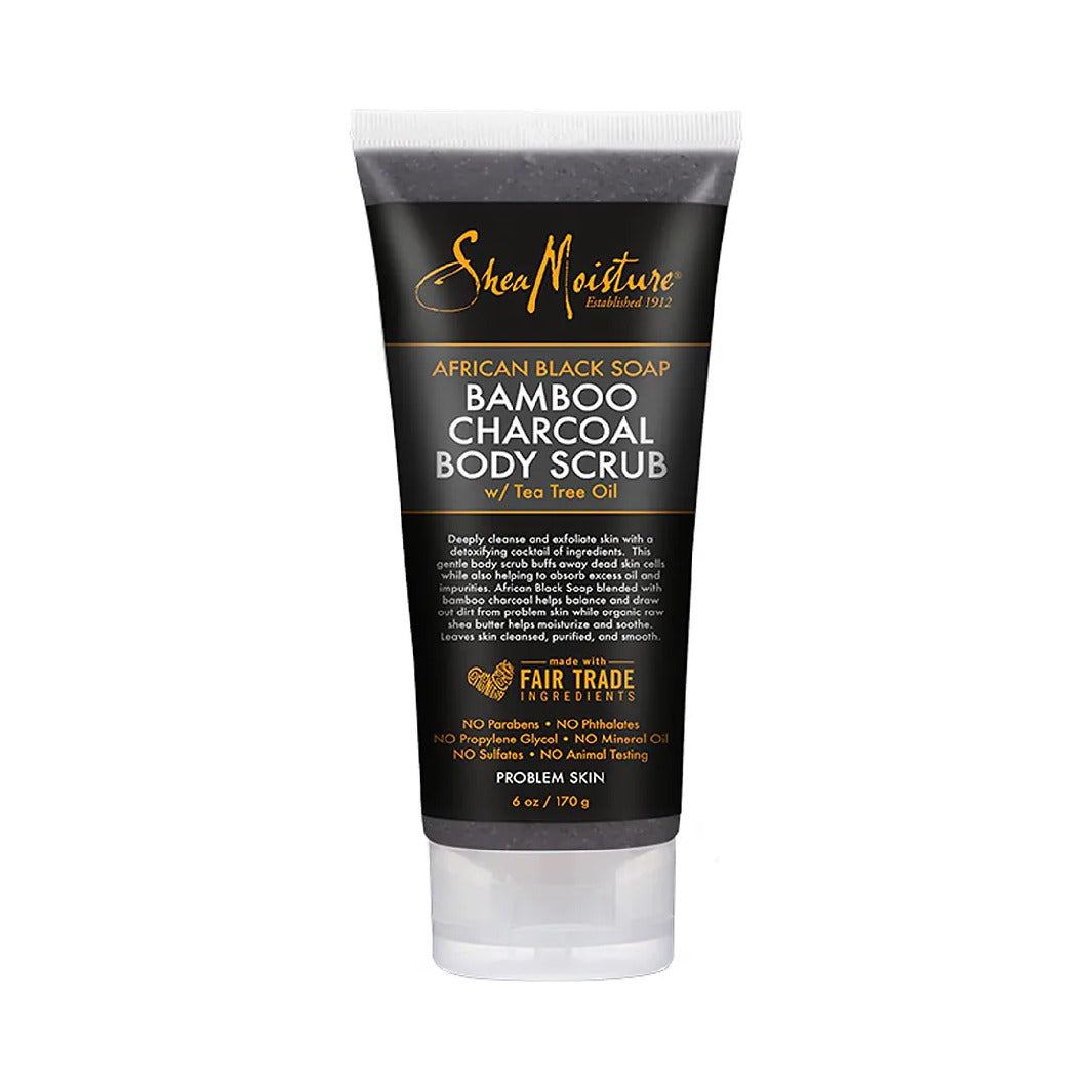 SheaMoisture African Black Soap & Charcoal Body Scrub 6 Oz (Pack of 24) - view 2
