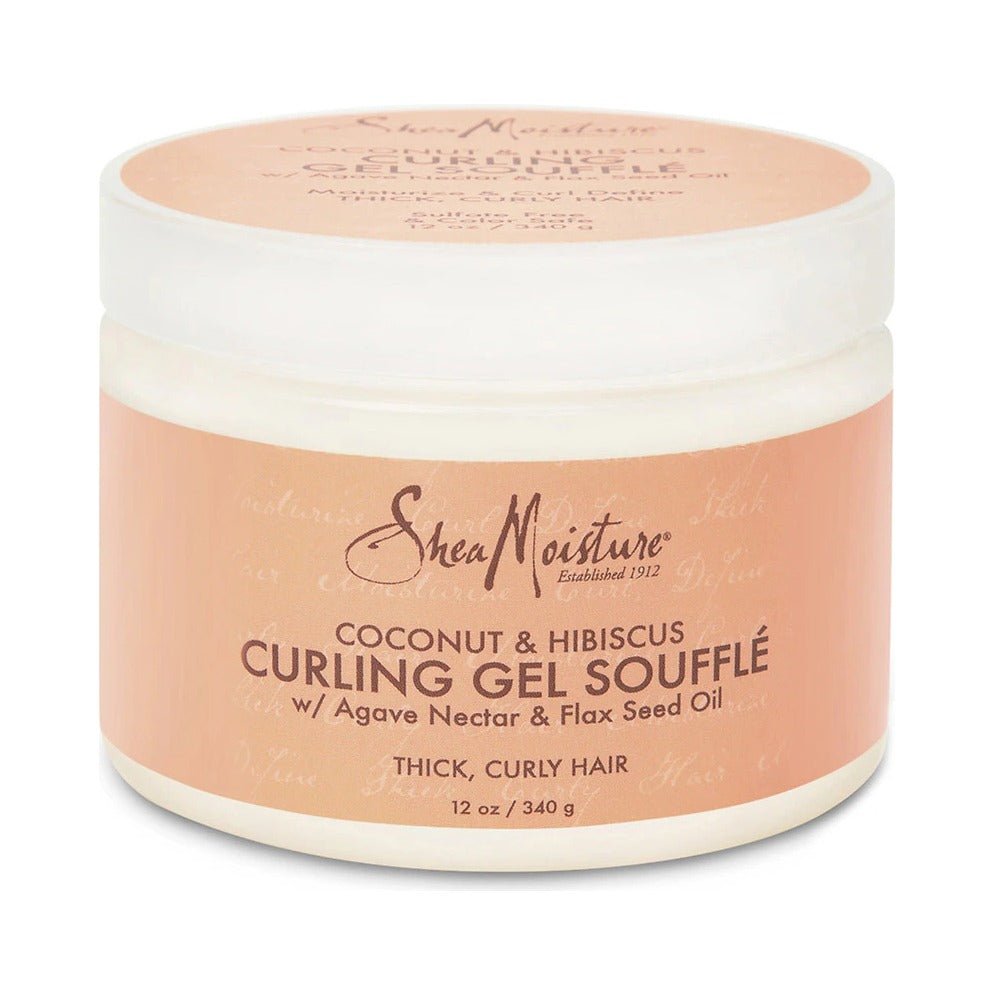 SheaMoisture Coconut & Hibiscus Curling Gel Soufflé 12 Oz (Pack of 12)