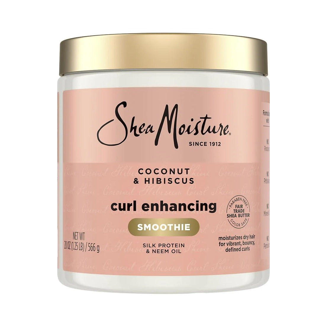SheaMoisture Coconut & Hibiscus Curl Enhancing Smoothie 20 Oz (Pack of 12)