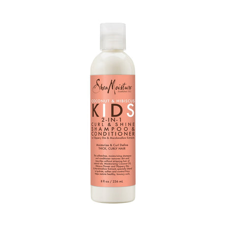 SheaMoisture Coconut & Hibiscus Kids 2-in-1 Shampoo & Conditioner 8 Oz (Pack of - view 2