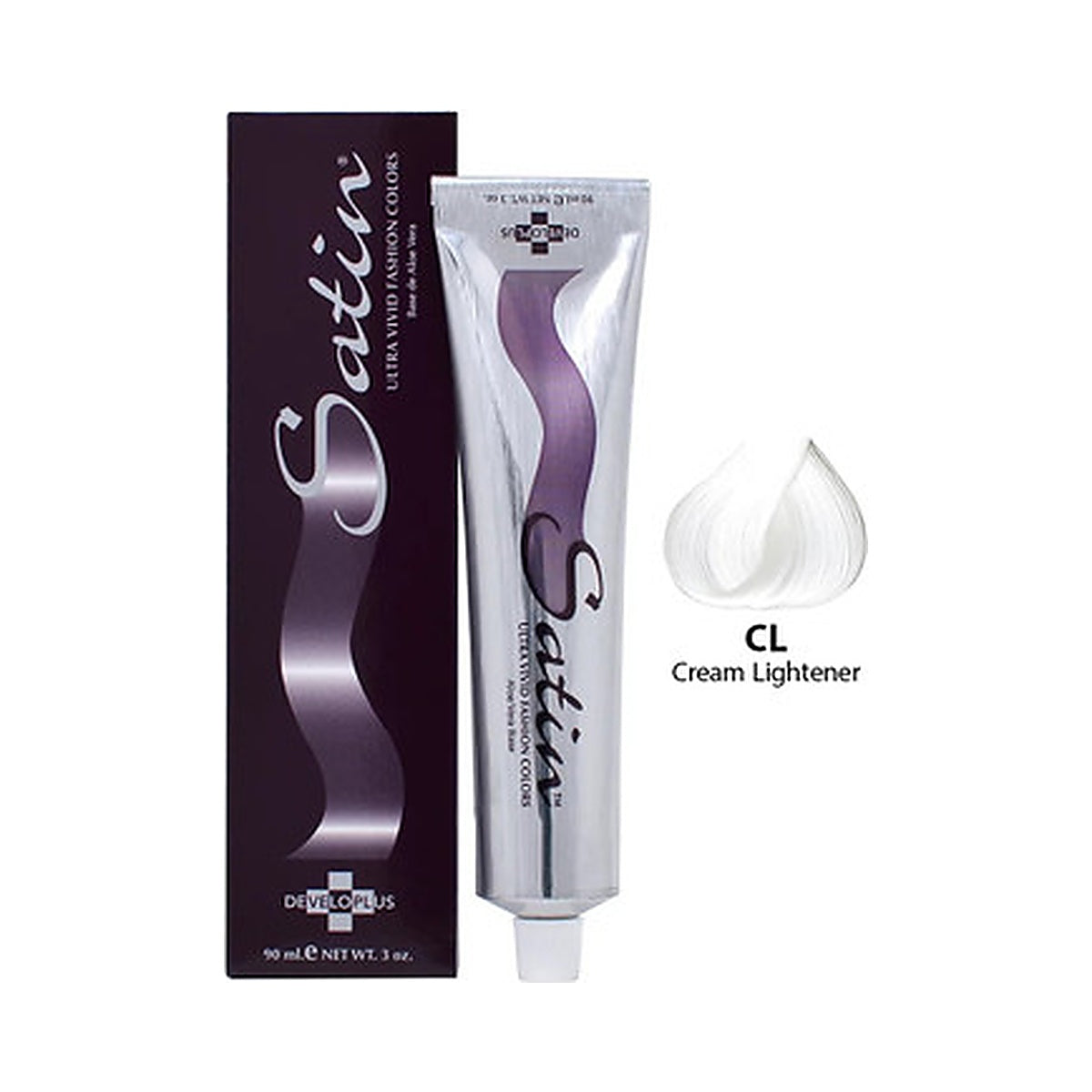 Satin Haircolor CL Cream Lightener 3 Oz (Pack of 24)