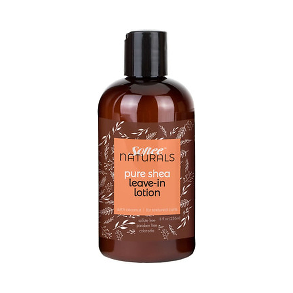 Softee Natural Pure Shea Leave-In Lotion 8 Oz (Pack of 6)