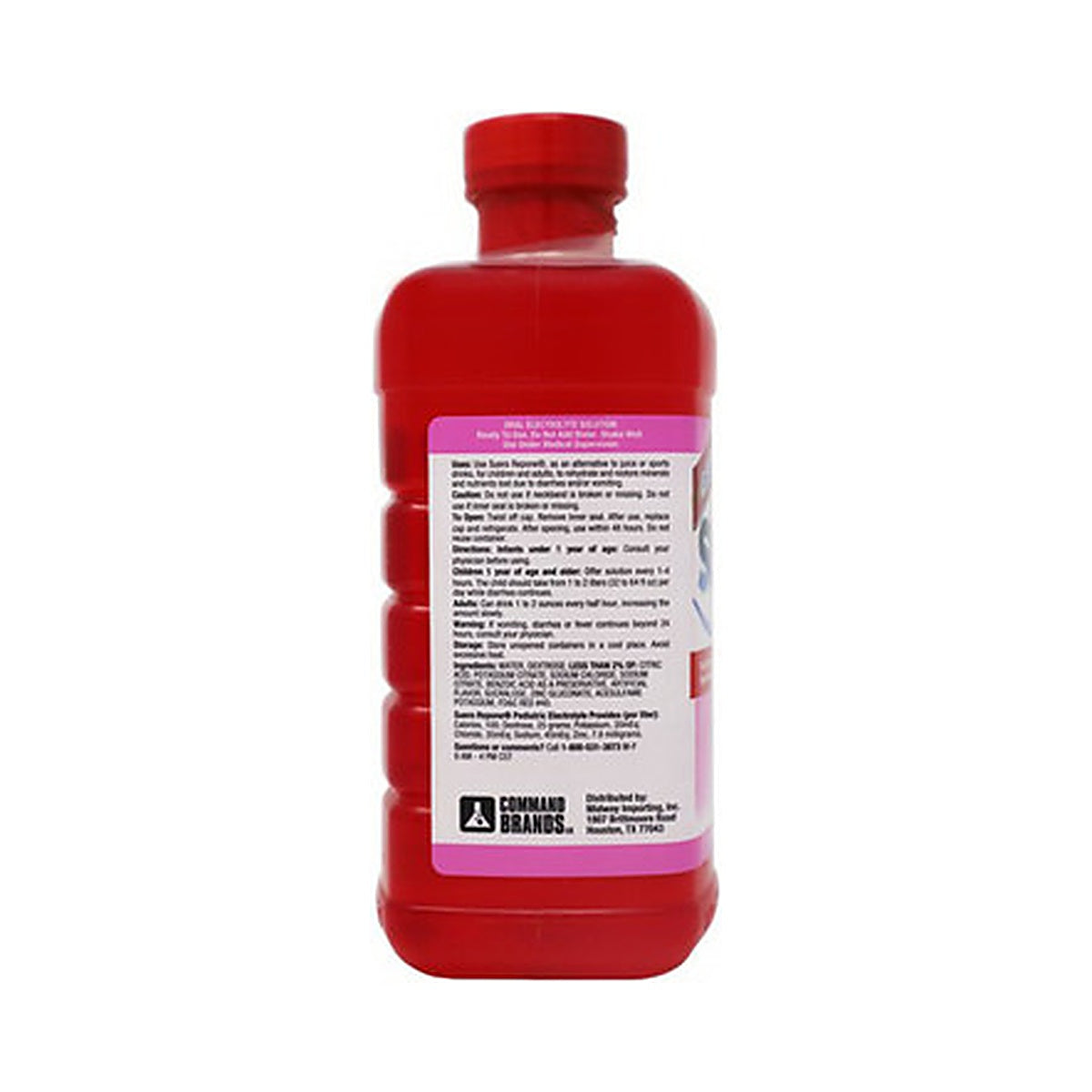 Suero Repone Electrolyte Solution Strawberry 33.8 Oz (Pack of 8)