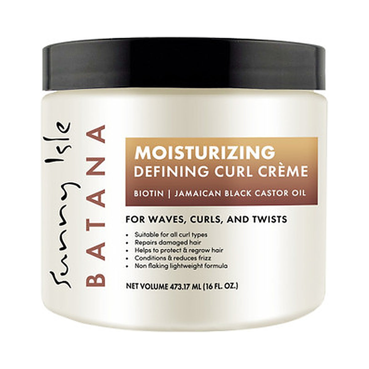 Sun Isle Batana Curling Cream 16 Oz (Pack of 6)