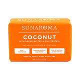 Sunaroma Organic Coconut Oil Soap 8 Oz (Pack of 36)