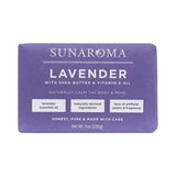 Sunaroma Lavender Soap Bar 8 Oz (Pack of 36)
