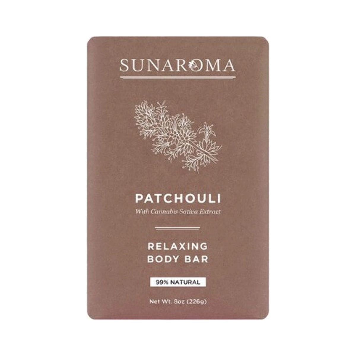 Sunaroma Patchouli Oil Relaxing Body Bar 8 Oz (Pack of 36)