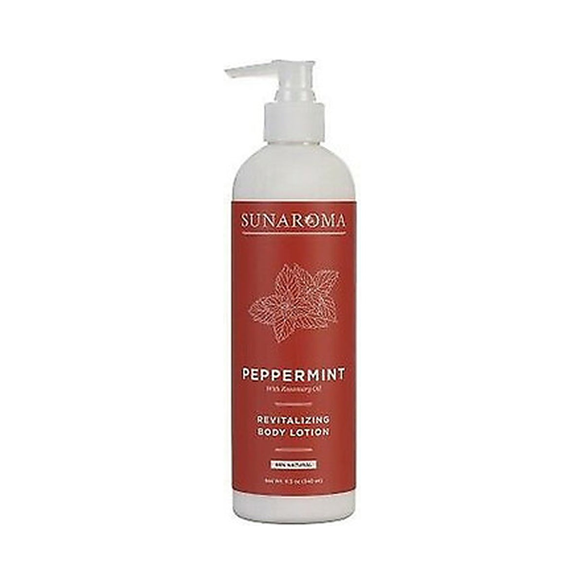 Sunaroma Body Lotion Revitalizing Peppermint 11.5 Oz (Pack of 12)
