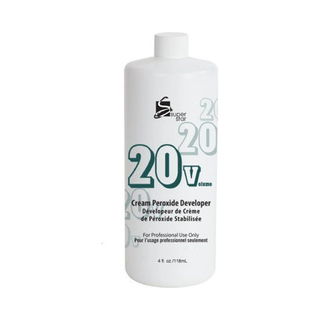 Superstar 20 Volume Cream Peroxide Developer 4 Oz (Pack of 36)