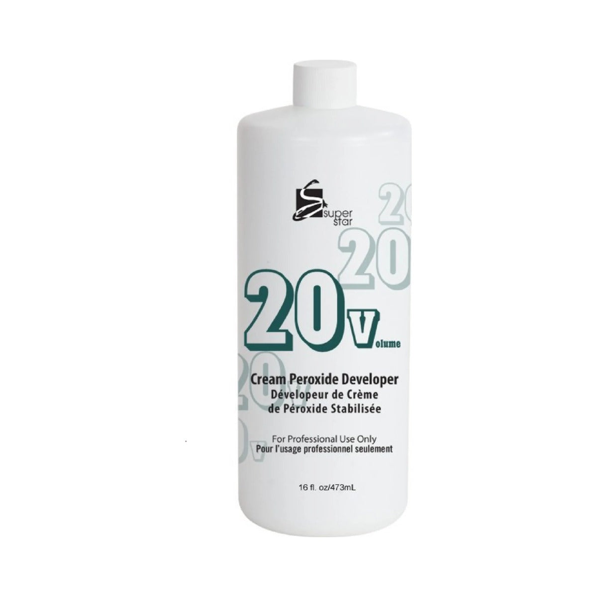 Superstar Cream Peroxide Developer 20 Volume 16 Oz (Pack of 12)