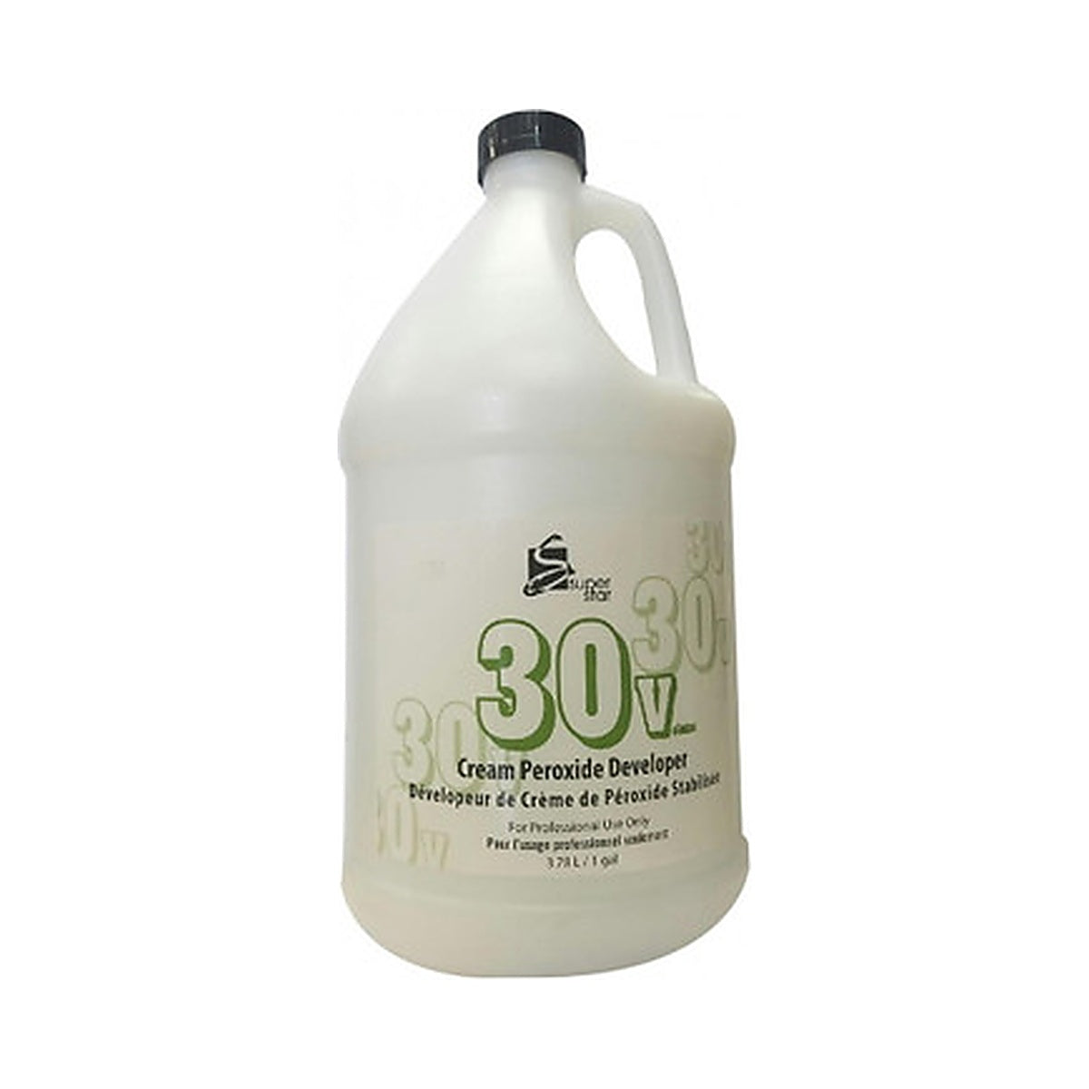 Super Star 30V Cream Peroxide Developer 1 Gallon (Pack of 2)