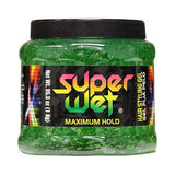 Super Wet Verde Gel Green Hair Styling 2.2 Lb (Pack of 6)