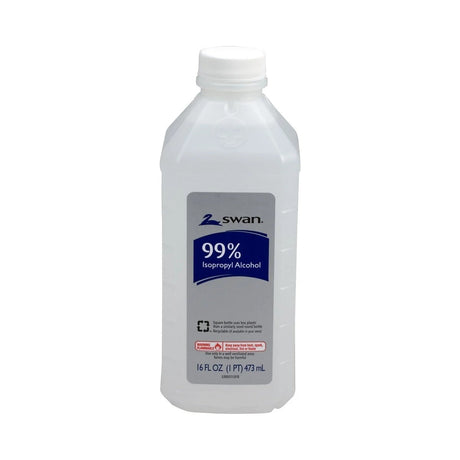 Swan Isopropyl Alcohol 99% 16 Oz (Pack of 12)