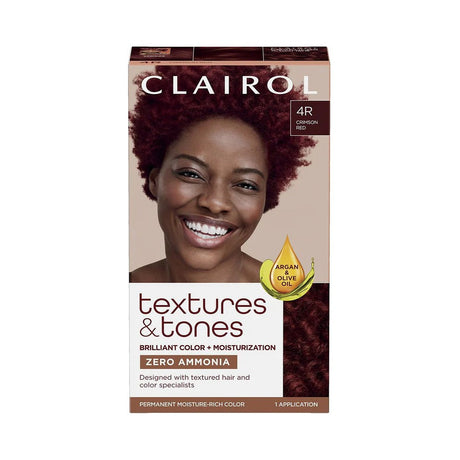 Clairol Textures & Tones Permanent Hair Dye 1.0 Ea (Pack of 12)