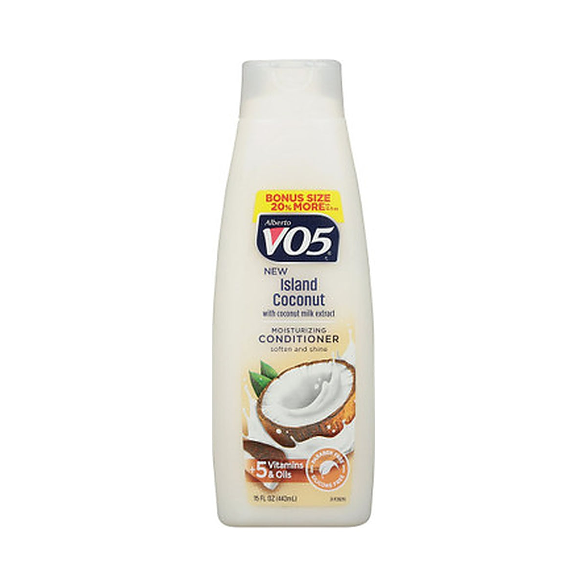 Alberto VO5 Island Coconut Conditioner 15 Oz (Pack of 6)