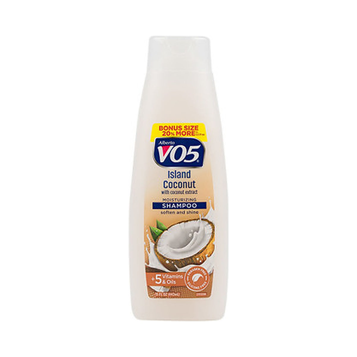 Alberto VO5 Moisturizing Island Coconut Shampoo 15 Oz (Pack of 6)