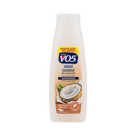 Alberto VO5 Moisturizing Island Coconut Shampoo 15 Oz (Pack of 6)