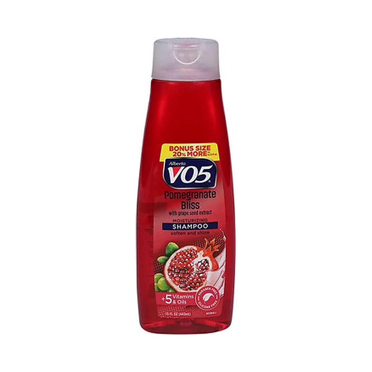 Alberto VO5 Moisturizing Pomegranate Bliss Shampoo 15 Oz (Pack of 6)