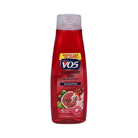 Alberto VO5 Moisturizing Pomegranate Bliss Shampoo 15 Oz (Pack of 6)