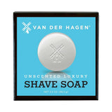 Van Der Hagen Unscented Shave Soap 3.5 Oz (Pack of 12)