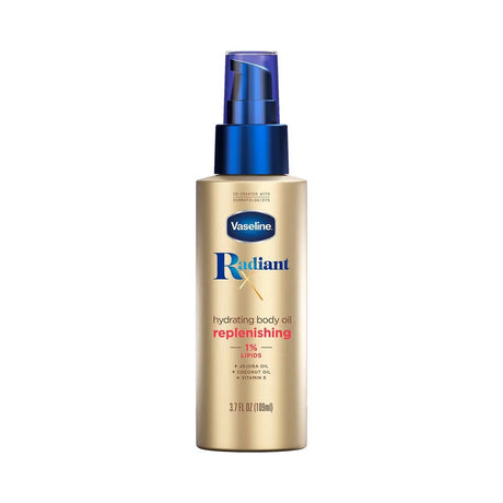 Vaseline Radiant Replenishing Body Oil 3.7 Oz (Pack of 12)