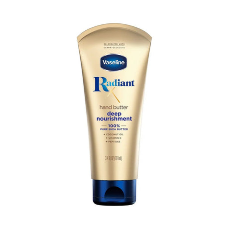 Vaseline Radiant X Deep Nourishment Hand Butter 3.4 Oz (Pack of 12)