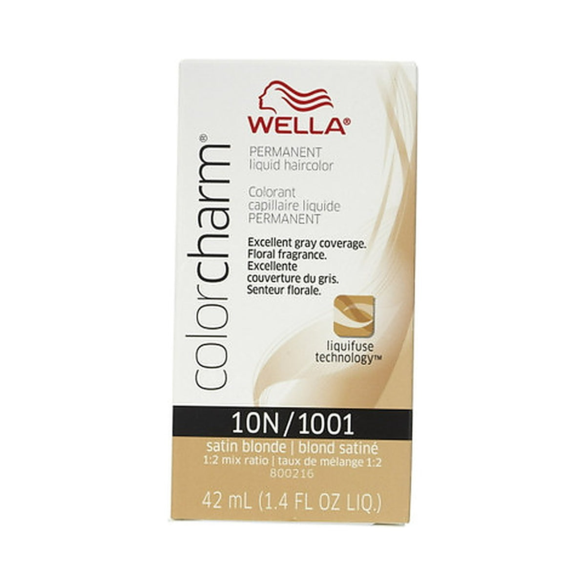 Wella Color Charm Permanent Liquid Haircolor 1001 10N (Pack of 36)