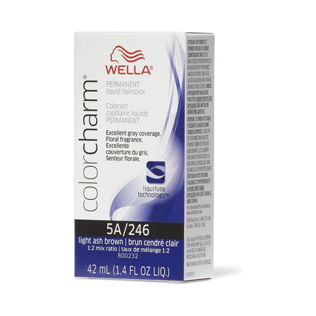 Wella Color Charm Permanent Liquid Haircolor 246 Light Ash Brown 1.4 Oz (Pack of