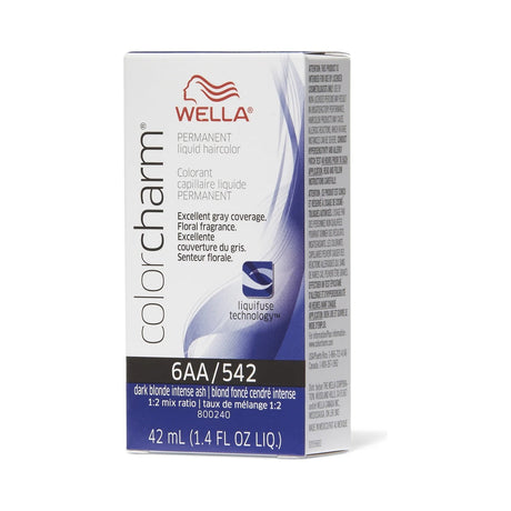Wella Color Charm Permanent Liquid Haircolor 542 Ash Blonde 1.4 Oz (Pack of 36)