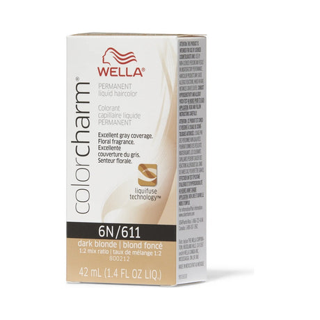 Wella Color Charm Liquid Haircolor 611 Dark Blonde 1.4 Oz (Pack of 36)