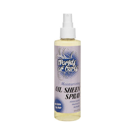 World of Curls Moisturizing Oil Sheen Spray 8 Oz (Pack of 12)