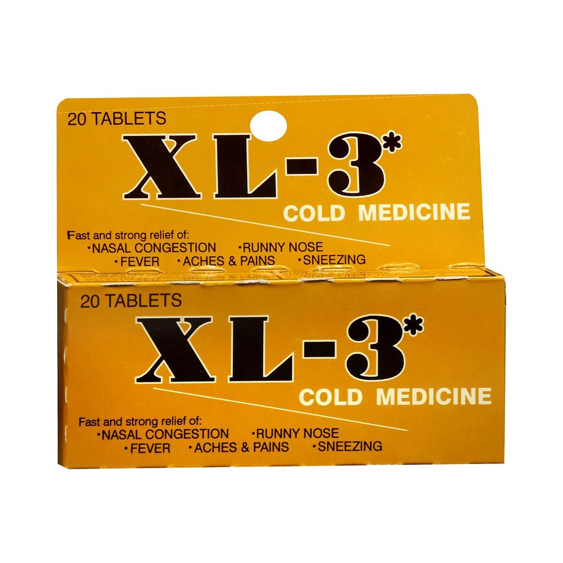 Midway XL-3 Cold Medicine Tablets 20 Ct (Pack of 24) - view 2
