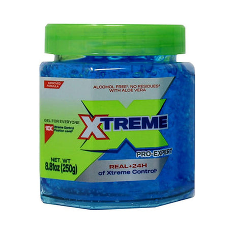 Xtreme Professional Economy Blue Hair Gel 8.82 Oz (Pack of 24)