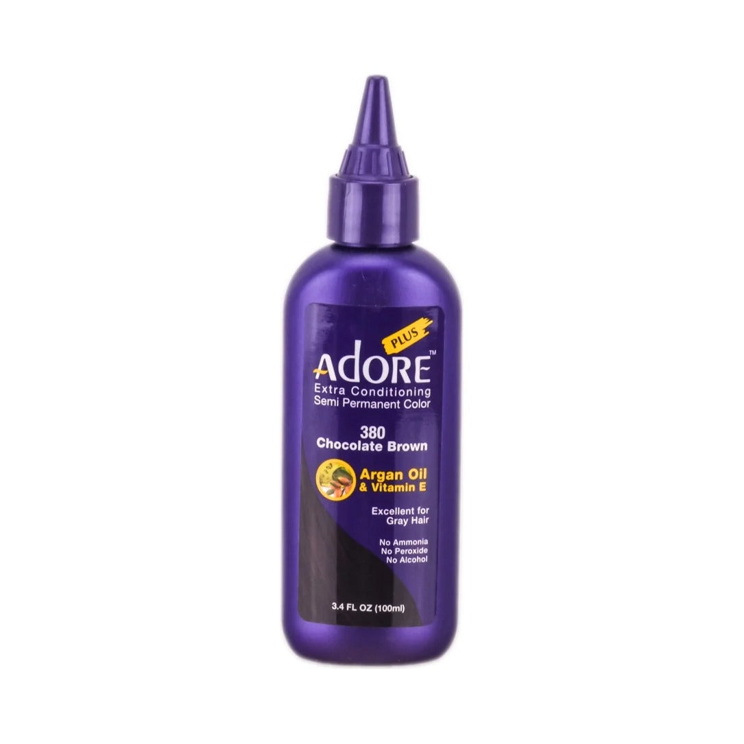 Adore Plus Semi-Permanent Color 380 Chocolate Brown (Pack of 96)